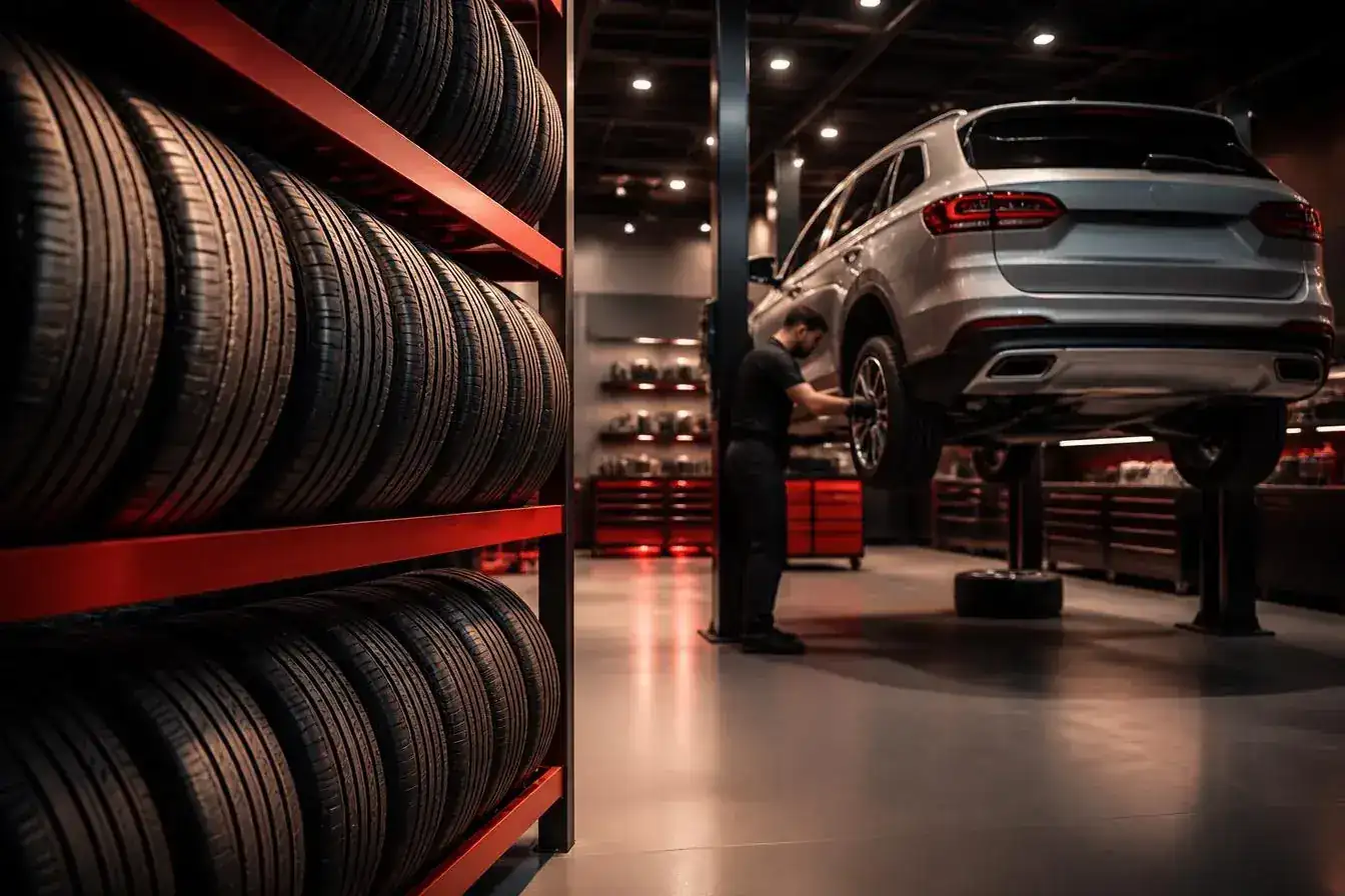 Montaggio pneumatici per auto, SUV e furgoni nell'officina VAMAR
